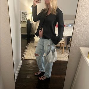Madewell maternity denim